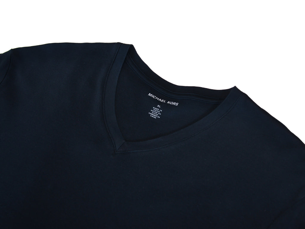 Michael Kors Black V-Neck T-Shirt