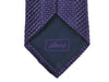 Brioni Purple Polka Dot Pleated Silk Tie