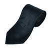 Jacob Alexander Black Microfiber Tie