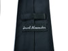 Jacob Alexander Black Microfiber Tie