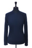 Raffi Navy Blue Cashmere V-Neck Sweater