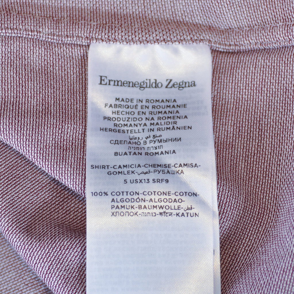 Ermenegildo Zegna Brown Knit Shirt