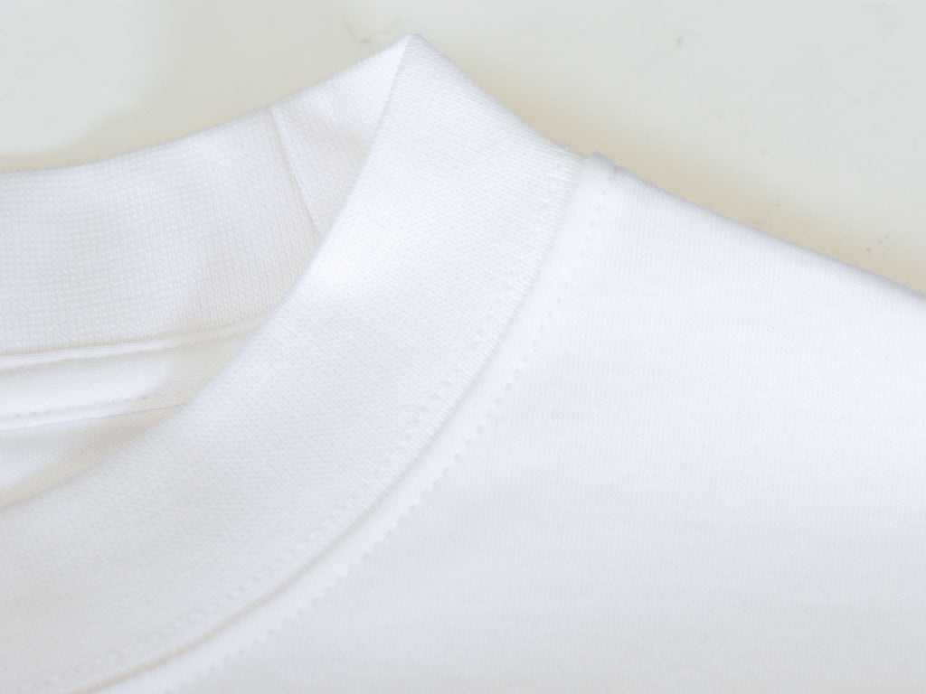 Robert Barakett White Pima Cotton Long Sleeve T-Shirt