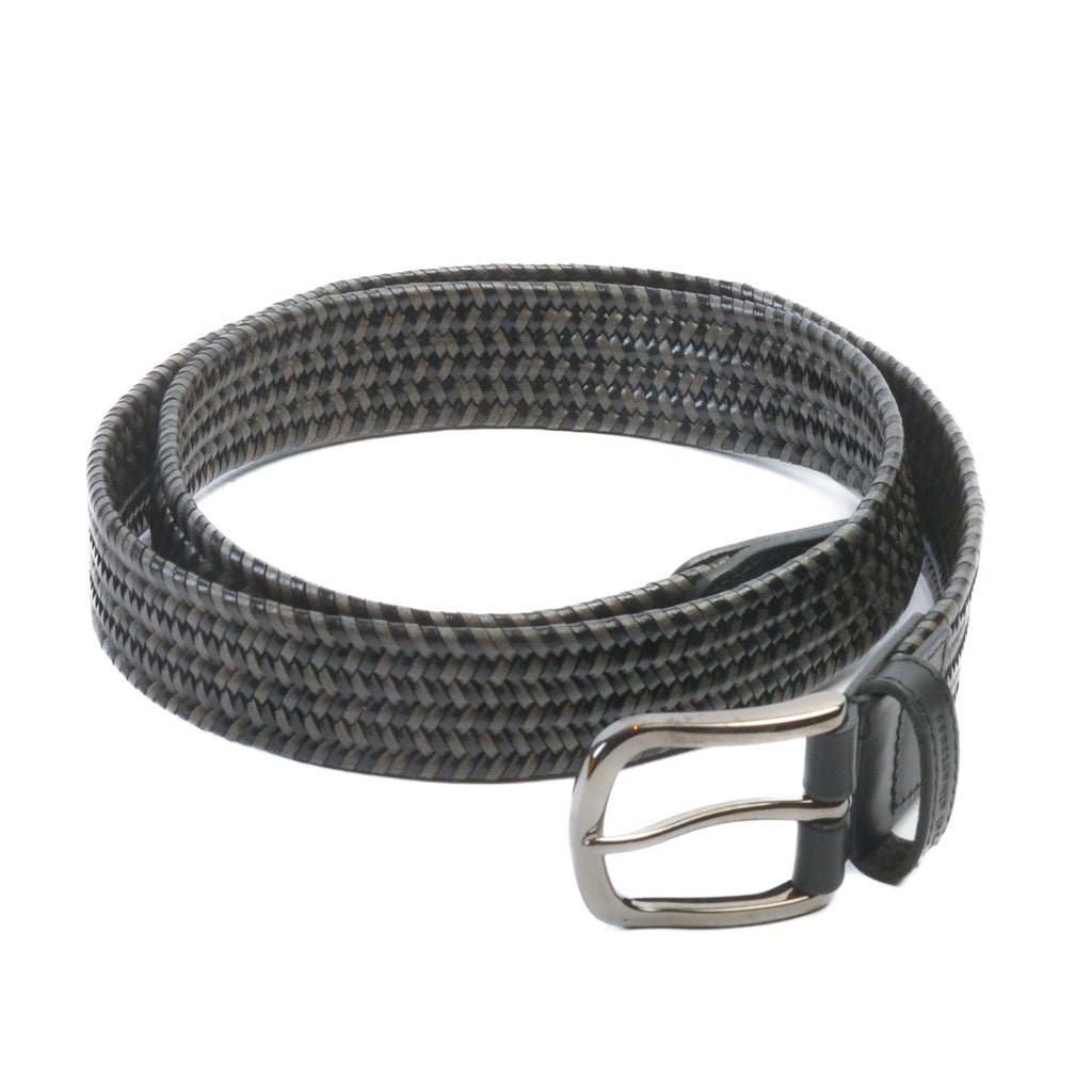 Royal Albartross Grey and Black Web Belt