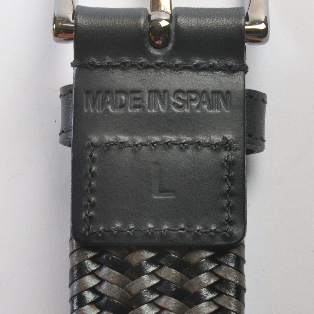 Royal Albartross Grey and Black Web Belt