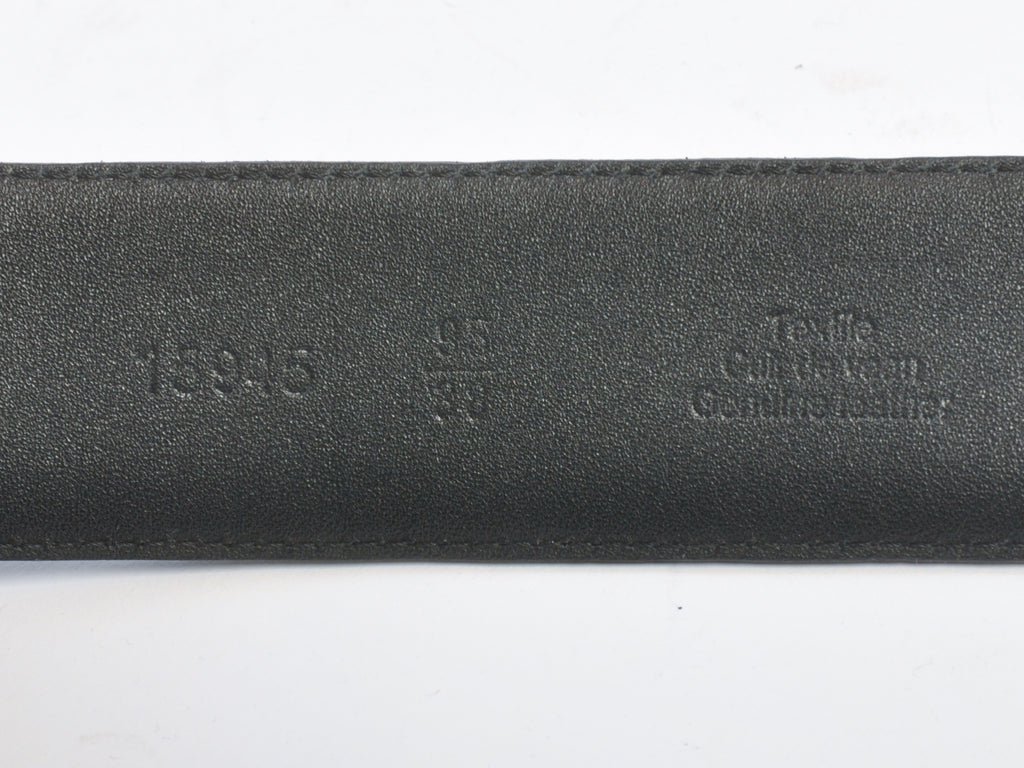 Tumi Black Canvas and  Leather Belt