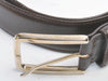Ermenegildo Zegna Dark Brown Leather Belt