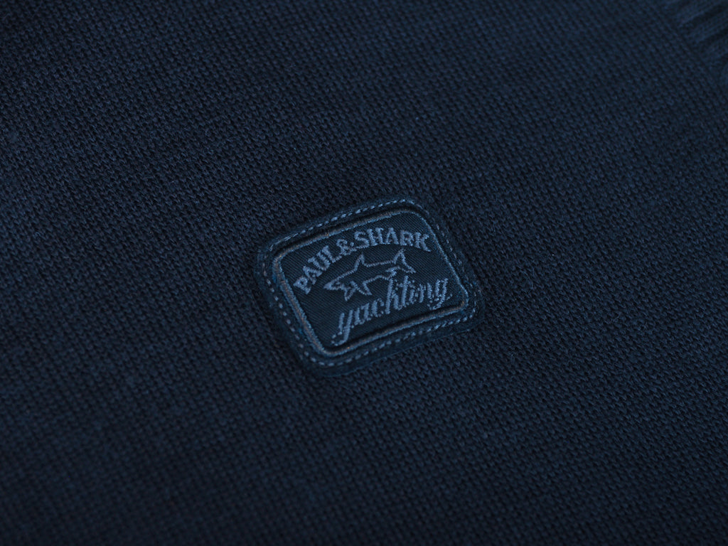 Paul & Shark Navy Blue Full Zip Sweater Vest