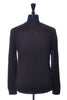 Ermegildo Zegna Dark Brown Cashmere Crew Neck Sweater