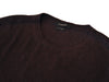 Ermegildo Zegna Dark Brown Cashmere Crew Neck Sweater