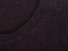 Ermegildo Zegna Dark Brown Cashmere Crew Neck Sweater