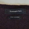 Ermegildo Zegna Dark Brown Cashmere Crew Neck Sweater