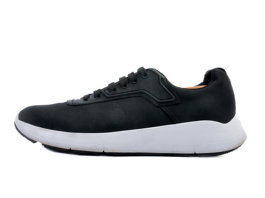 Prada Black Runners at Luxmrkt Mens Wear Luxury Consignment Edmonton luxmrkt.ca luxmrkt.com