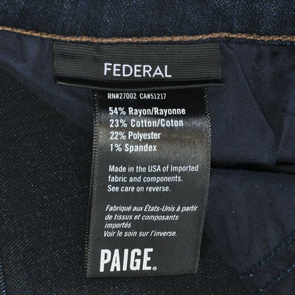 Paige Cellar Blue Federal Jeans