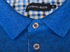 Ethnic Blue Long Sleeve Polo Shirt