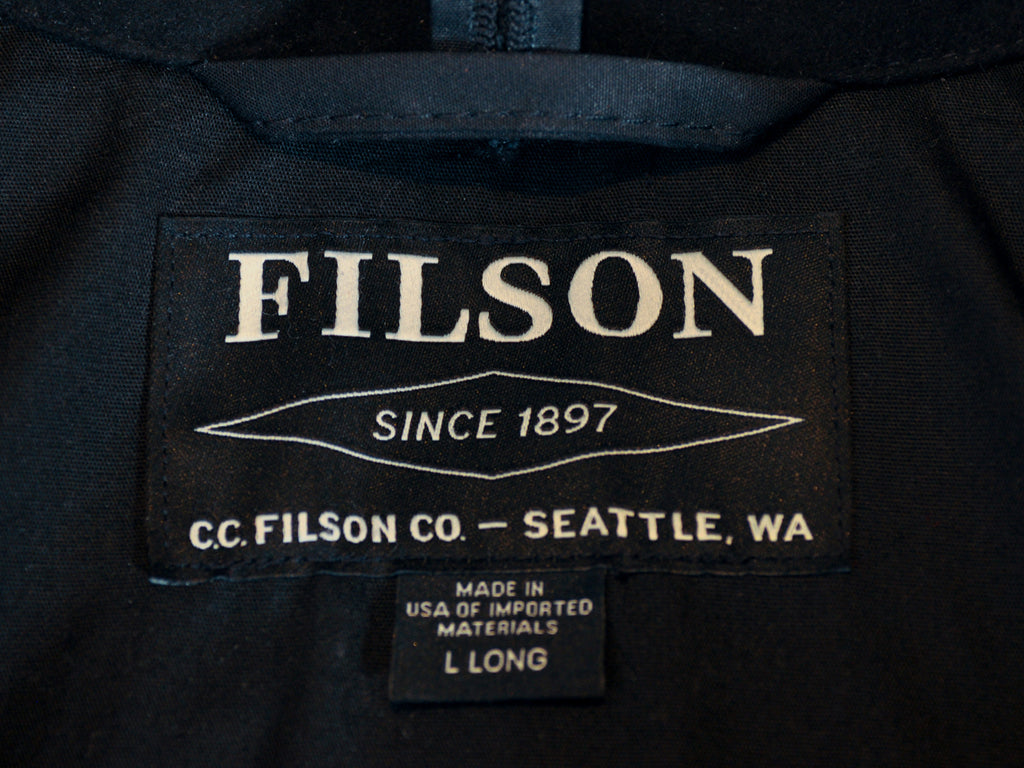 Filson Black Mile Marker Jacket