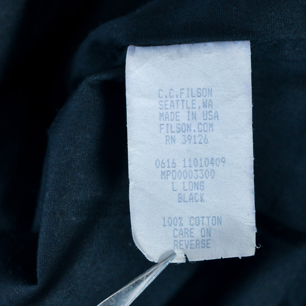 Filson Black Mile Marker Jacket