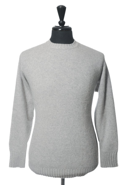 Burberry Sand Grey Scottish Cashmere Crew Neck Sweater