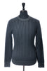 Jack Spade Navy on Grey Houndstooth Crew Neck Sweater
