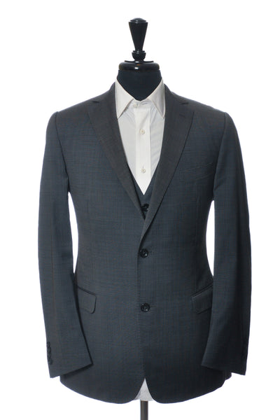 ZZegna Grey Drop 8 Three Piece Suit