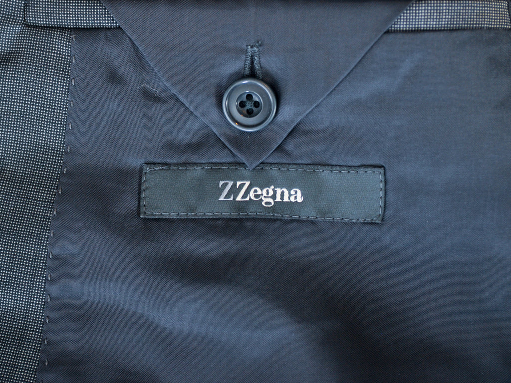 ZZegna Grey Drop 8 Three Piece Suit