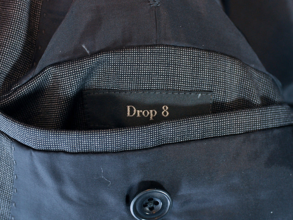 ZZegna Grey Drop 8 Three Piece Suit