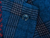 Edmonton Consignment Gabo Napoli Blue Check Cashmere Blend Blazer