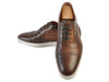 Santoni Brown Cap Toe Sneakers