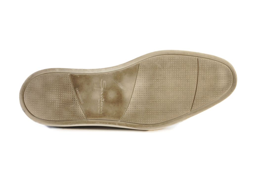 Santoni Brown Cap Toe Sneakers