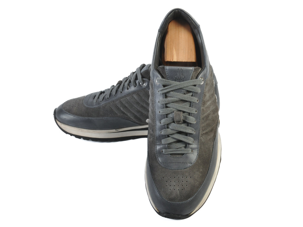 Di Bianco Grey Suede Sneakers