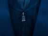 Corneliani Navy Blue Wool Twill Winter Blazer