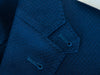 Corneliani Navy Blue Wool Twill Winter Blazer