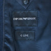Emporio Armani Navy Blue Hopsack G-Line Blazer
