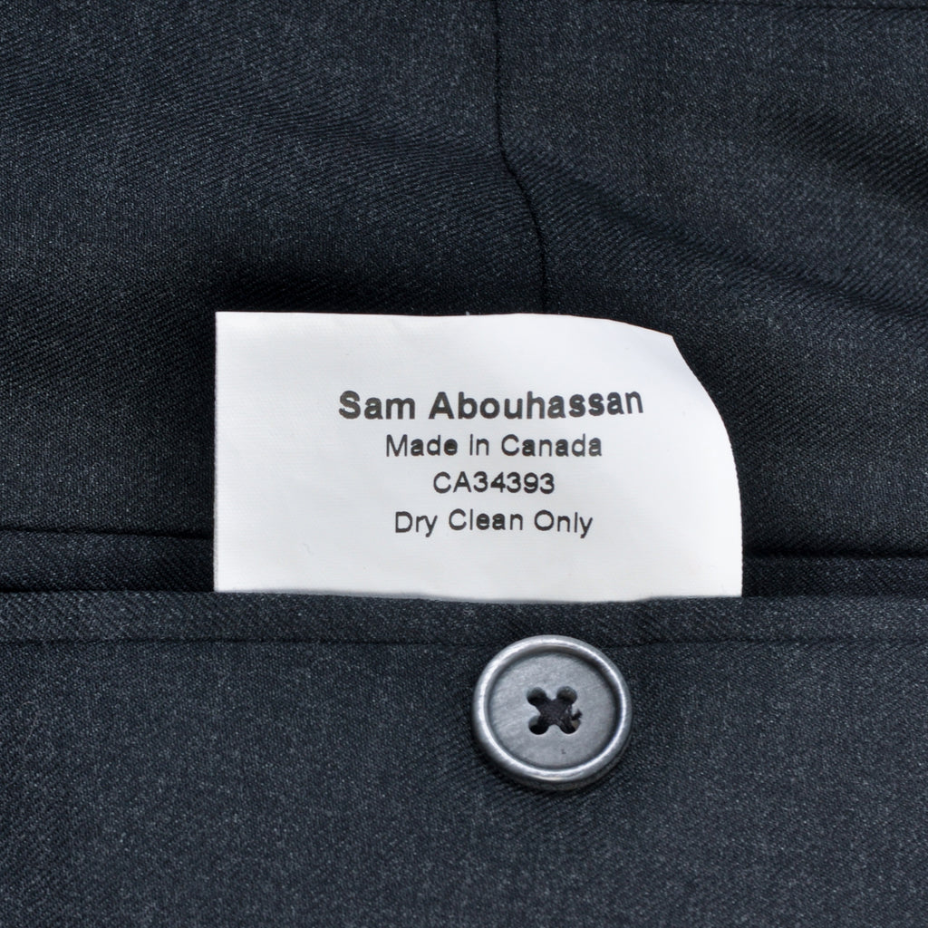 Sam Abouhassan Dark Grey Model C Trousers
