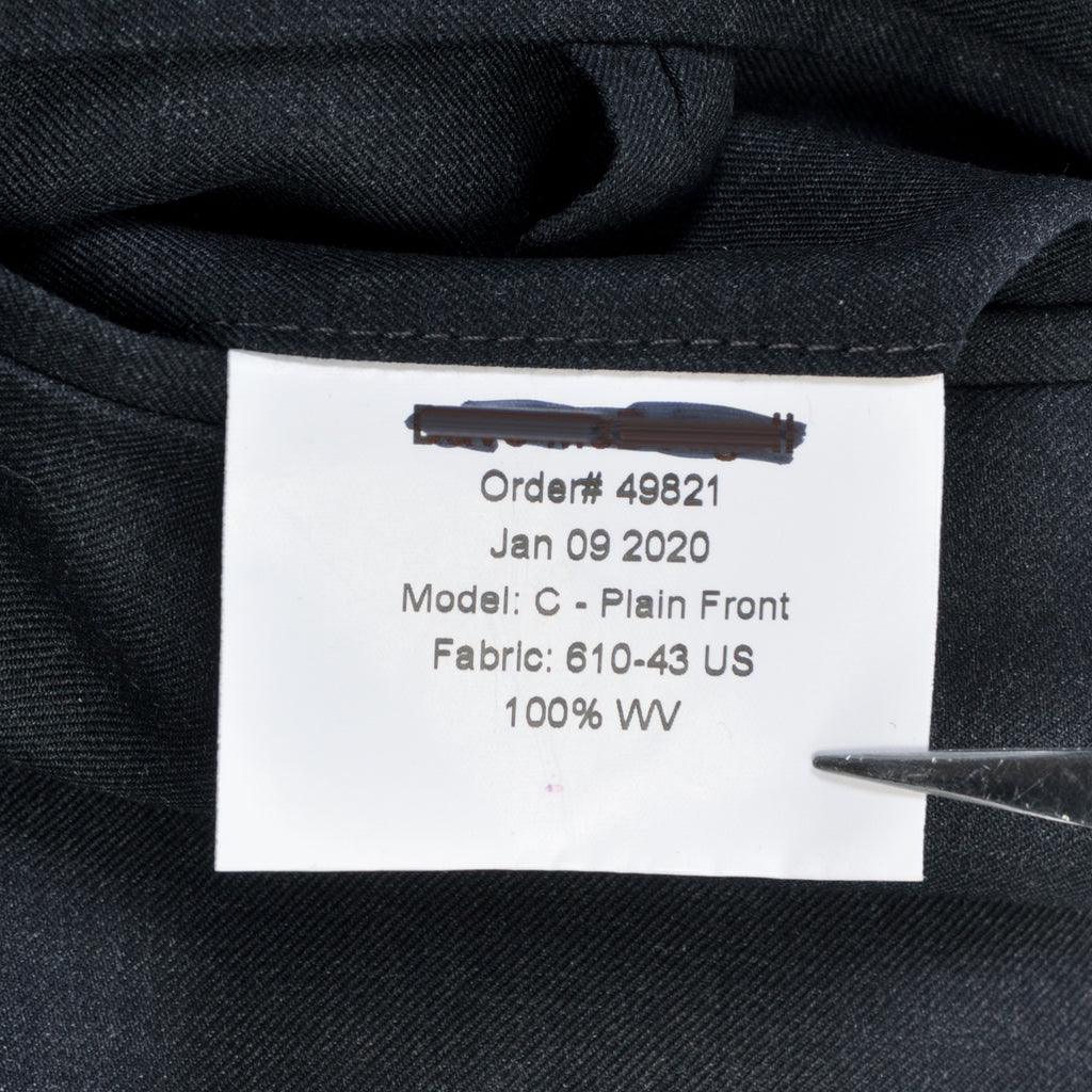 Sam Abouhassan Dark Grey Model C Trousers