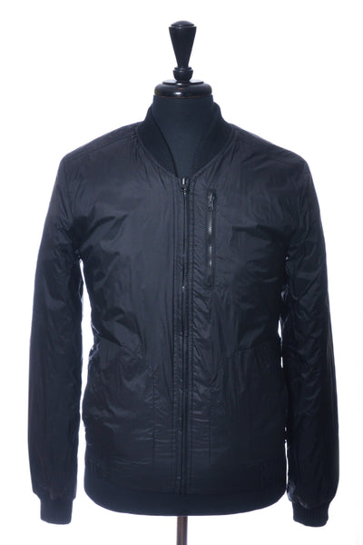 Nobis Black Quilted White Duck Down Reversible Jacket