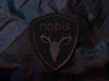 Nobis Black Quilted White Duck Down Reversible Jacket