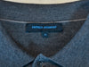 Patrick Assaraf Grey Merino Wool Collared Knit
