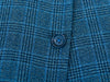 Edmonton Consignment Isaia Blue Check Cashmere Blend Base S Blazer