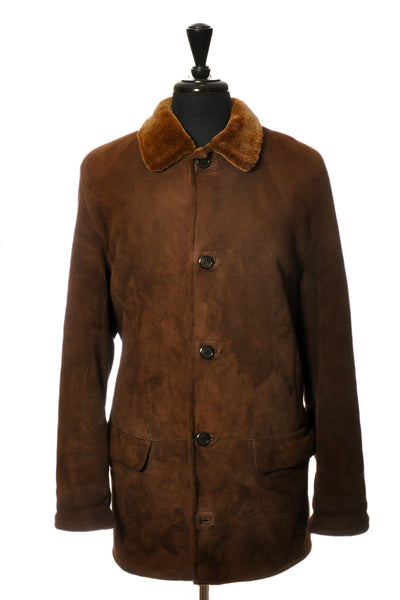 Mabrun Dark Brown Shearling Coat