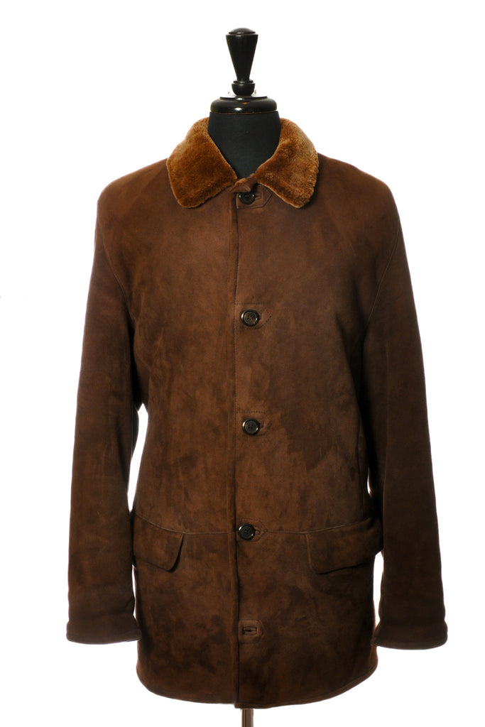 Mabrun Dark Brown Shearling Coat