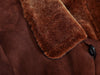 Mabrun Dark Brown Shearling Coat