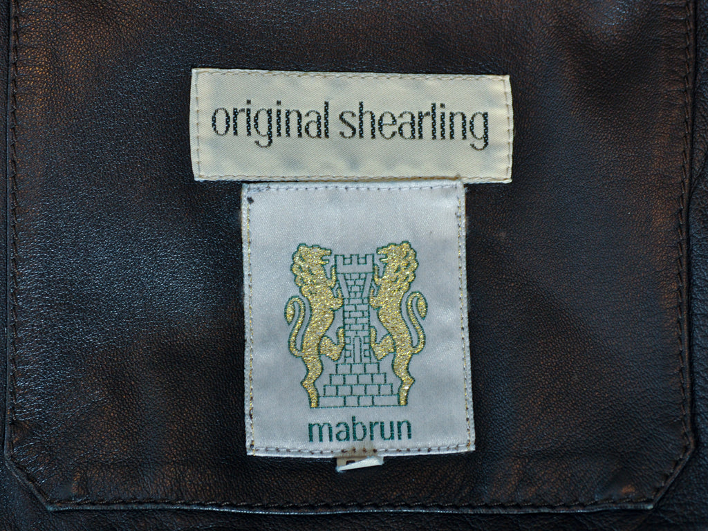 Mabrun Dark Brown Shearling Coat