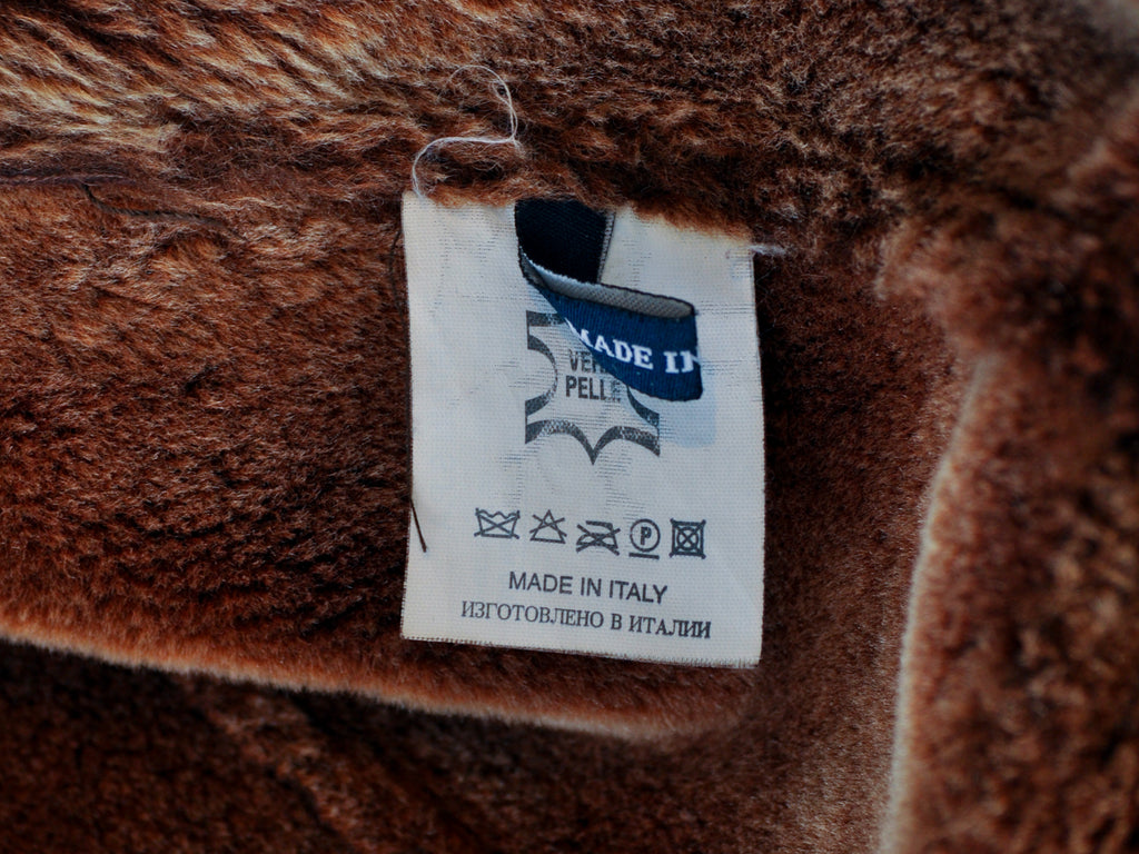 Mabrun Dark Brown Shearling Coat
