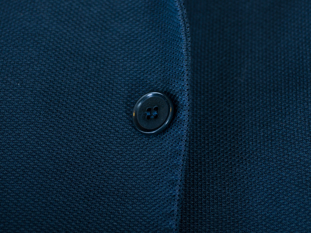 Loro Piana Washed Blue Cotton Twill Blazer