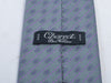 Charvet Purple on Grey Striped Silk Tie