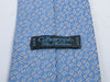 Charvet Silver on Blue Patterned Silk Tie