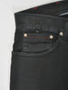Isaia Black Button Fly Jeans