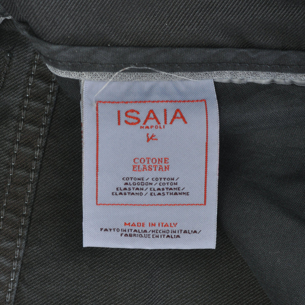 Isaia Black Button Fly Jeans