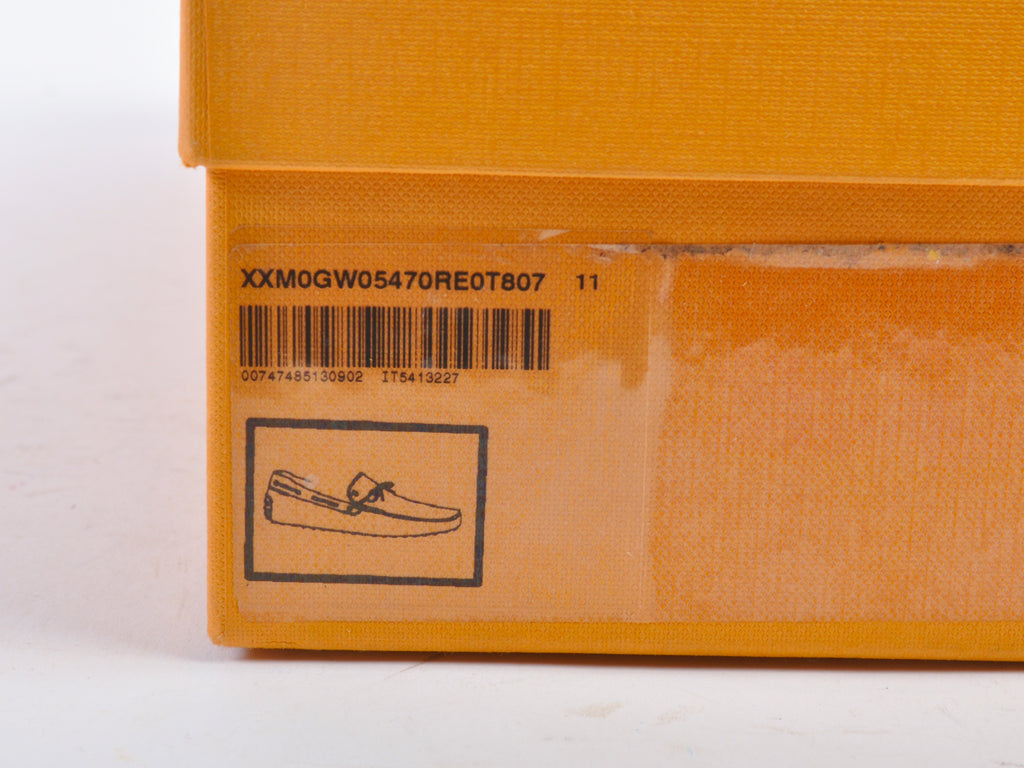 Tod’s Grey Suede Driving Loafers